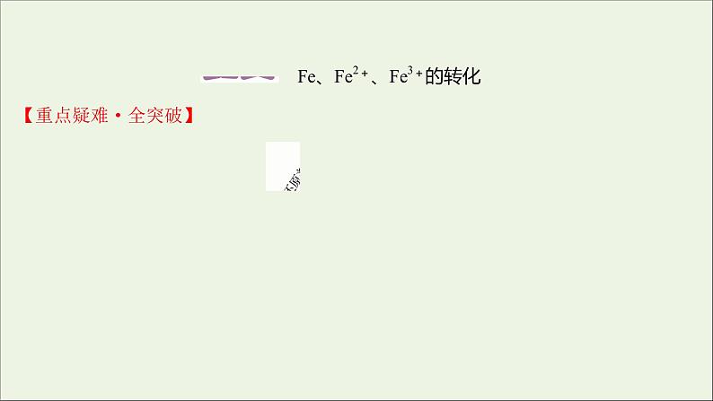 2021_2022学年高中化学第3章物质的性质与转化第1节第1课时亚铁盐和铁盐课件鲁科版必修102