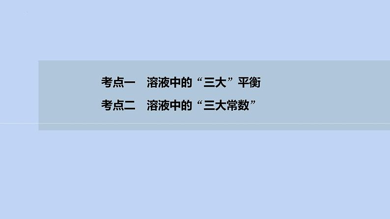 2022高考化学二轮复习专题7电解质溶液课件第3页