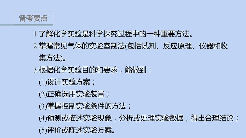 2022届高三化学高考备考二轮复习专题10综合实验探究课件第2页