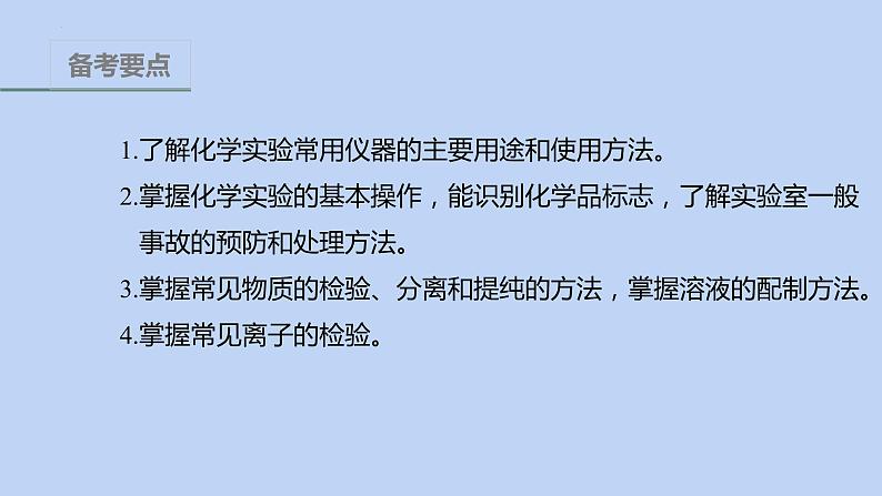 2022届高三化学高考备考二轮复习专题9突破实验选择题课件02