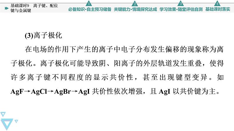 2021-2022学年高中化学新鲁科版选择性必修2 第2章第3节离子键、配位键与金属键 课件第8页
