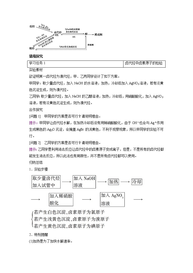 2021-2022学年高中化学新鲁科版选择性必修3 第2章 第1节有机化学反应类型第2课时 学案03