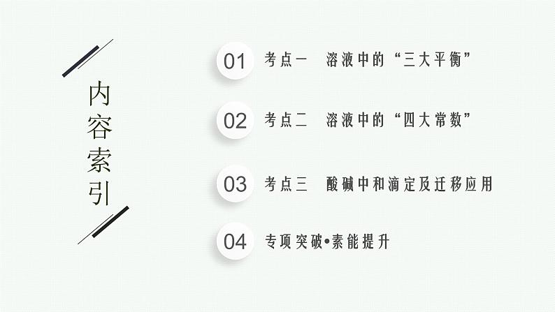 人教版新高考化学二轮复习课件 水溶液中的离子平衡第2页