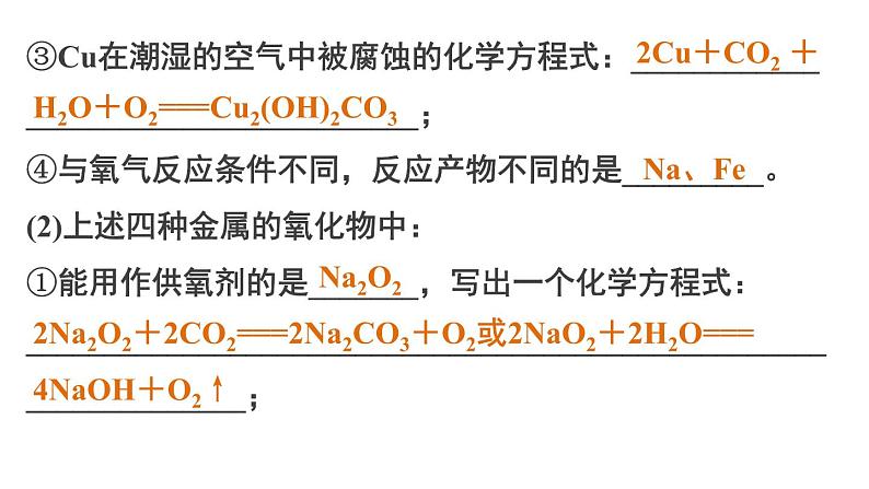 【考前三个月】2022届高考化学(2019新人教版)考前专题复习课件:专题4 常见金属元素及其化合物第5页