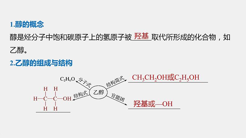 高中化学苏教版(2021)选择性必修3 专题4 第一单元 第1课时 醇(75张PPT)05