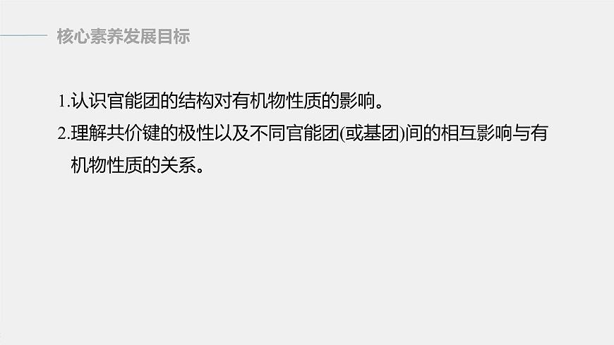 高中化學(xué)蘇教版（2021）選擇性必修3 專題5 第三單元 第1課時　有機物基團間的相互影響（80張PPT）第2頁