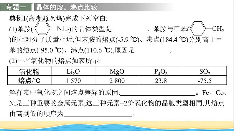 高中化学第三章晶体结构与性质章末整合课件新人教版选择性必修第二册07