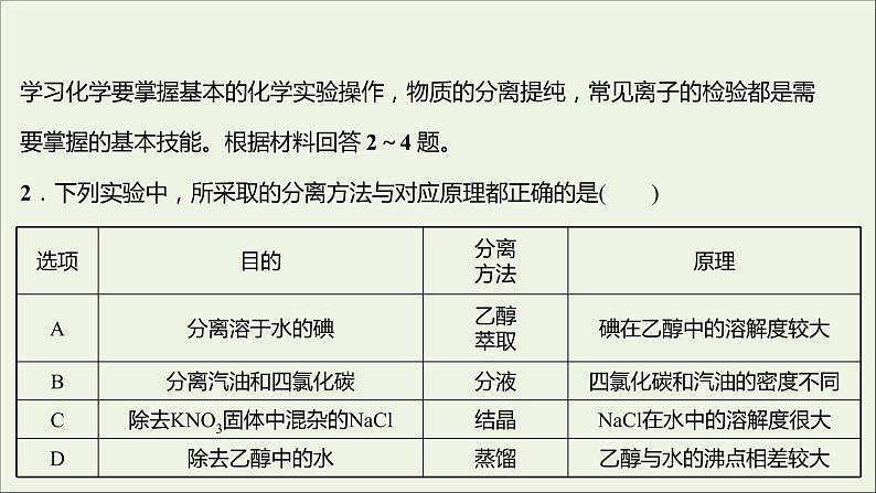 2021_2022学年新教材高中化学专题2研究物质的基本方法专题练课件苏教版必修103