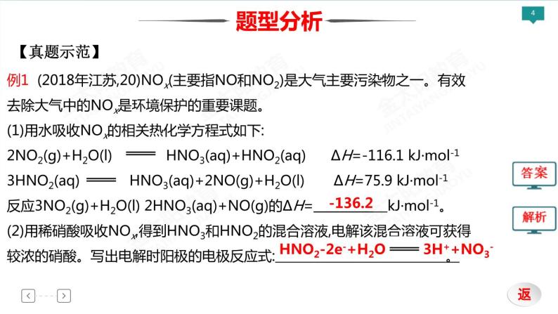 高考化学三轮专项突破 类型10  化学反应原理综合应用课件PPT04