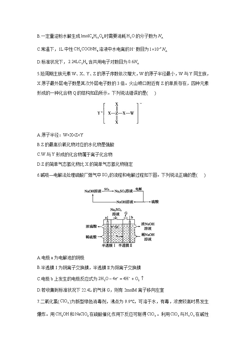2022届新高考化学考前冲刺卷 湖南卷第2页