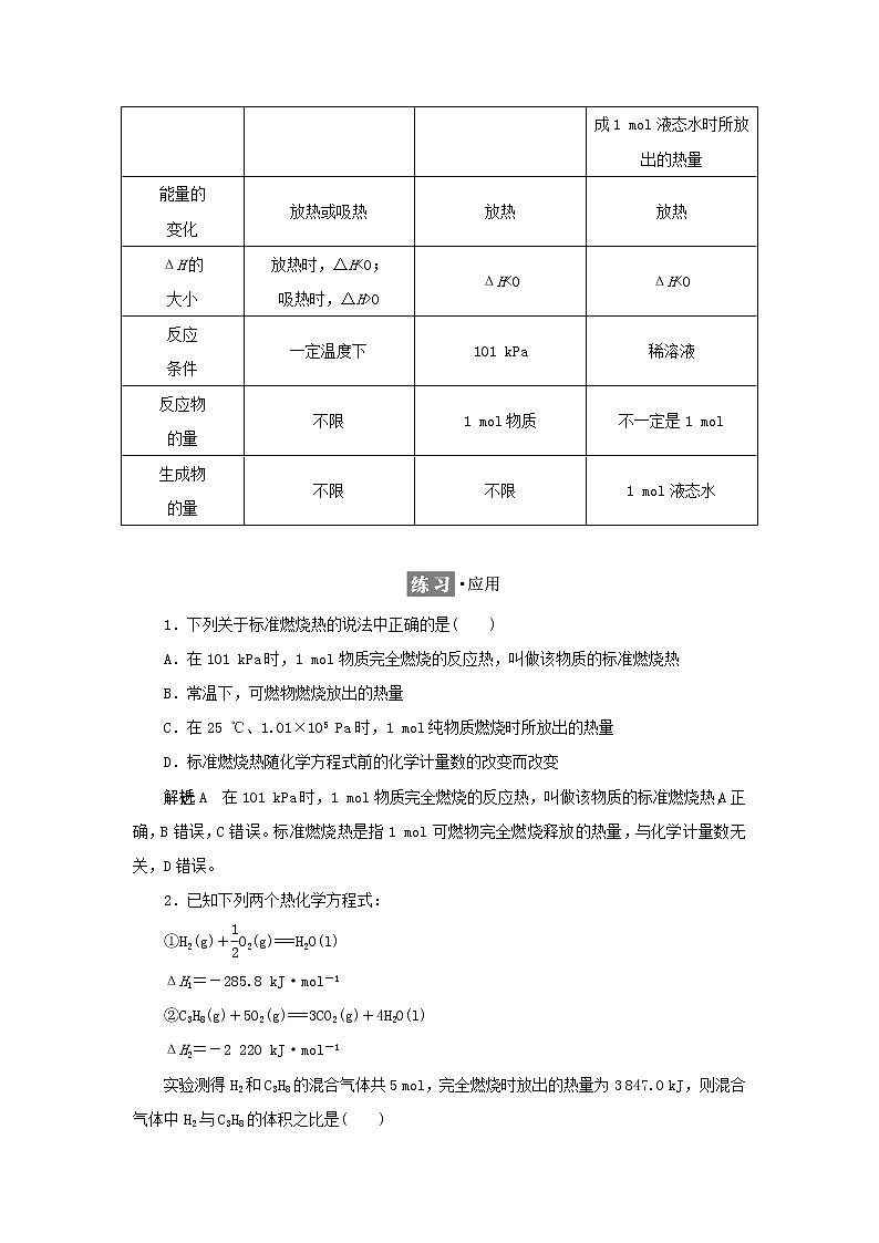 苏教版高中化学选择性必修1专题1化学反应与能量变化第一单元第三课时能源的充分利用学案第3页