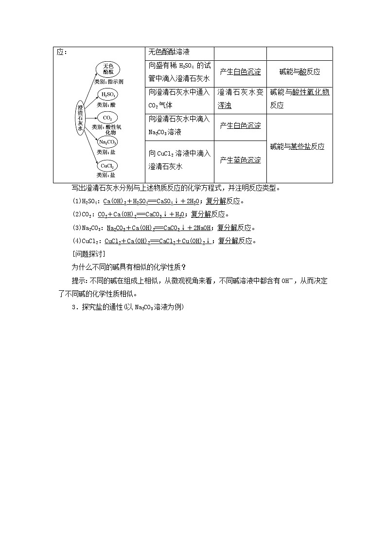 新人教版高中化学必修第一册第一章物质及其变化第一节第二课时物质的转化学案02