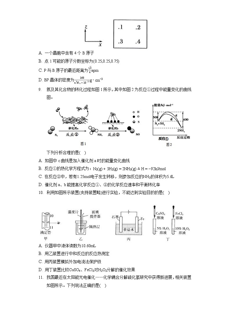 2021-2022学年湖北省部分普通高中联合体高二(下)期中化学试卷第3页