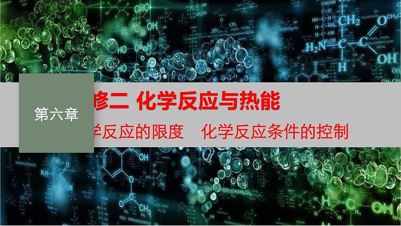 必修二6.2.3 化学反应的限度 化学反应条件的控制 人教版(2019)化学高一 必修二第1页