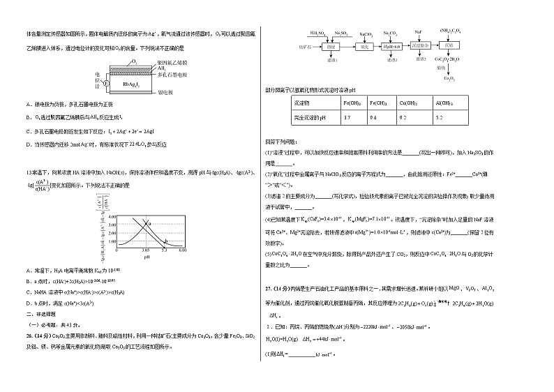 2022年高考押题预测卷02(全国乙卷)-化学(考试版)第2页