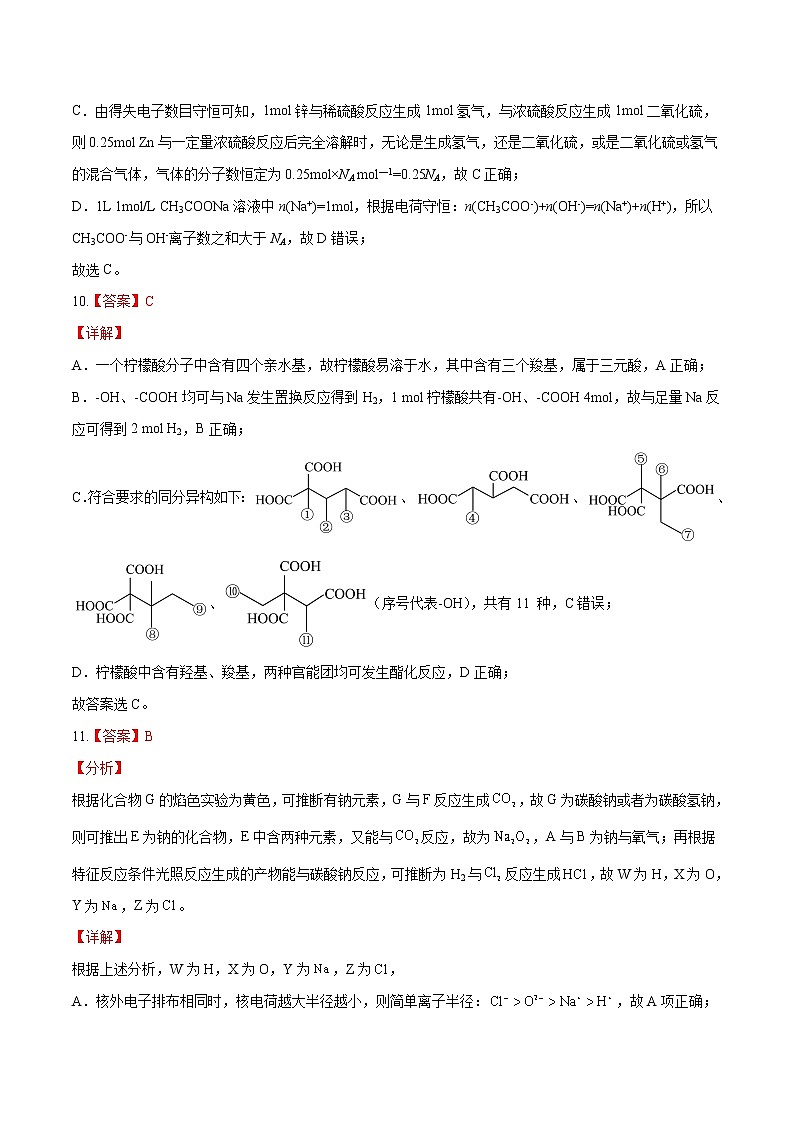 2022年高考押题预测卷02(全国乙卷)-化学(全解全析)第2页