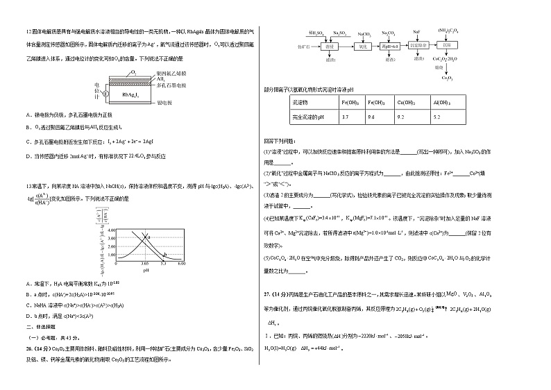 2022年高考押题预测卷02(全国乙卷)-化学(考试版)第2页