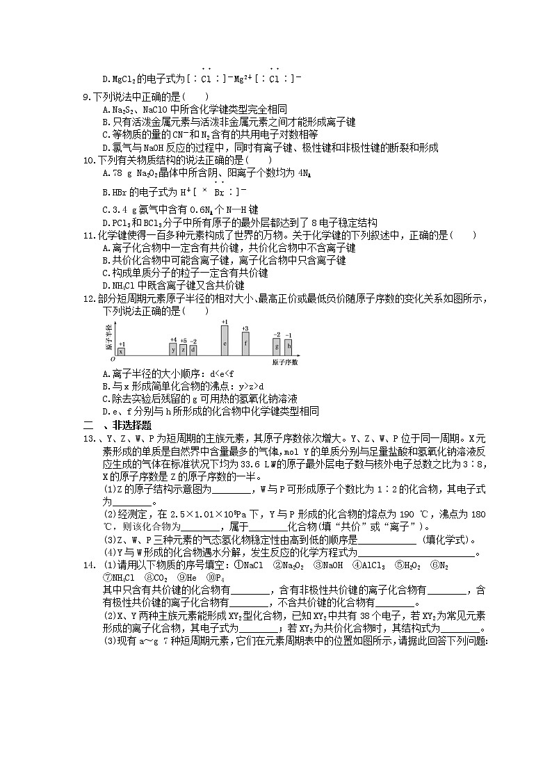 2023年高考化学一轮复习课时练17《化学键》(含答案)第2页