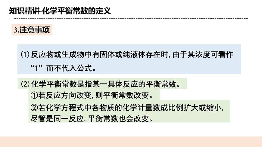 人教版化學(xué)選修一2.2.2 《化學(xué)平衡常數(shù)》課件第6頁