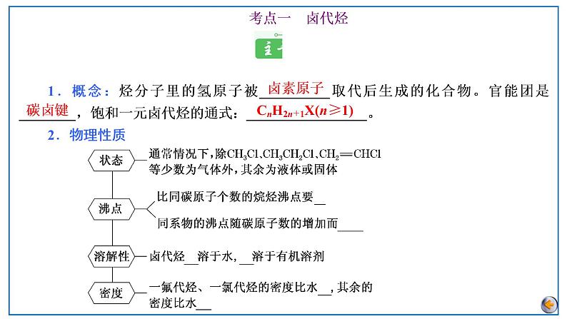 2023版高考化学一轮复习课件 第九章 有机化学基础 第三节 卤代烃、醇、酚、醛、酮和羧酸05