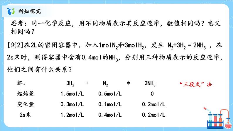 人教版2019高中化学选修一第二章 化学反应速率与化学平衡 第一节2.1.1《化学反应速率》课件第6页