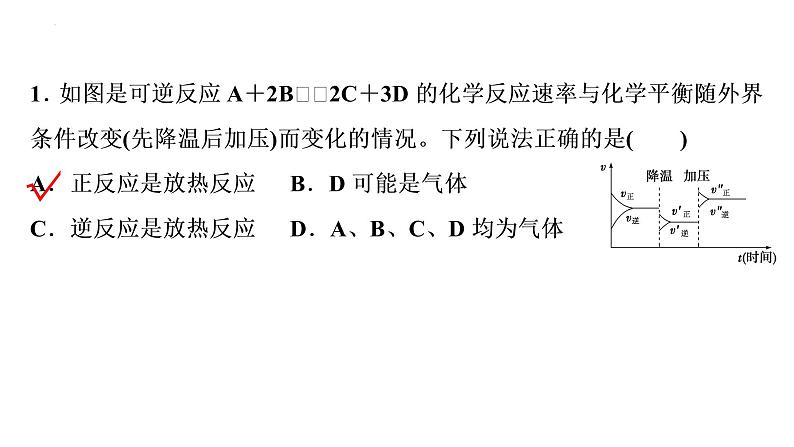 2023届高中化学一轮复习课件:化学反应速率与化学平衡图像题05