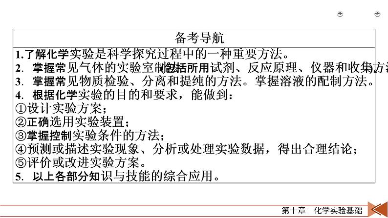 第29讲 物质的制备 实验方案的设计与评价 课件03