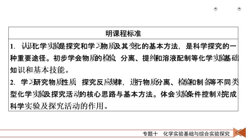 专题十　化学实验基础与综合实验探究03