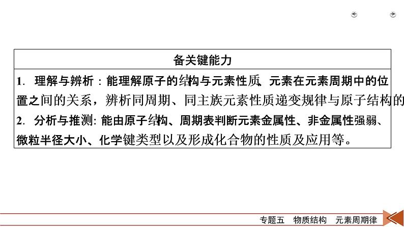 专题五 物质结构 元素周期律04