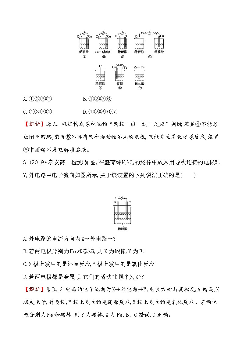 【2019新人教版化學(xué)】(拔高篇)必修二課時(shí)素養(yǎng)評(píng)價(jià) 九 6.1.2（化學(xué)）第2頁