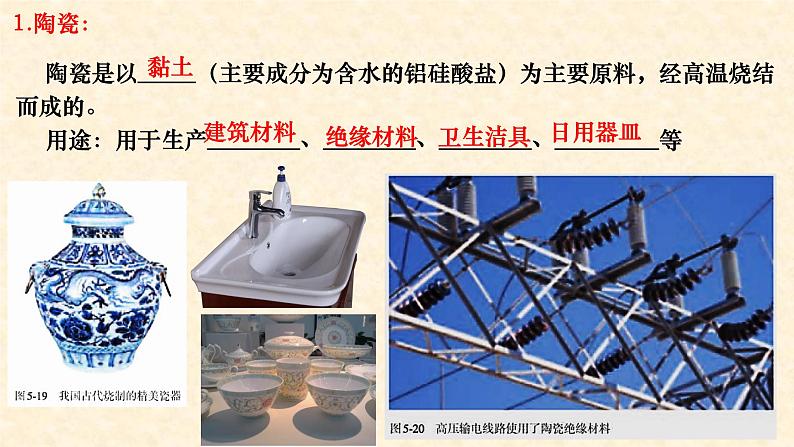 硅酸盐和硅单质 5.3 高一下学期化学人教版(2019)必修第二册 课件04