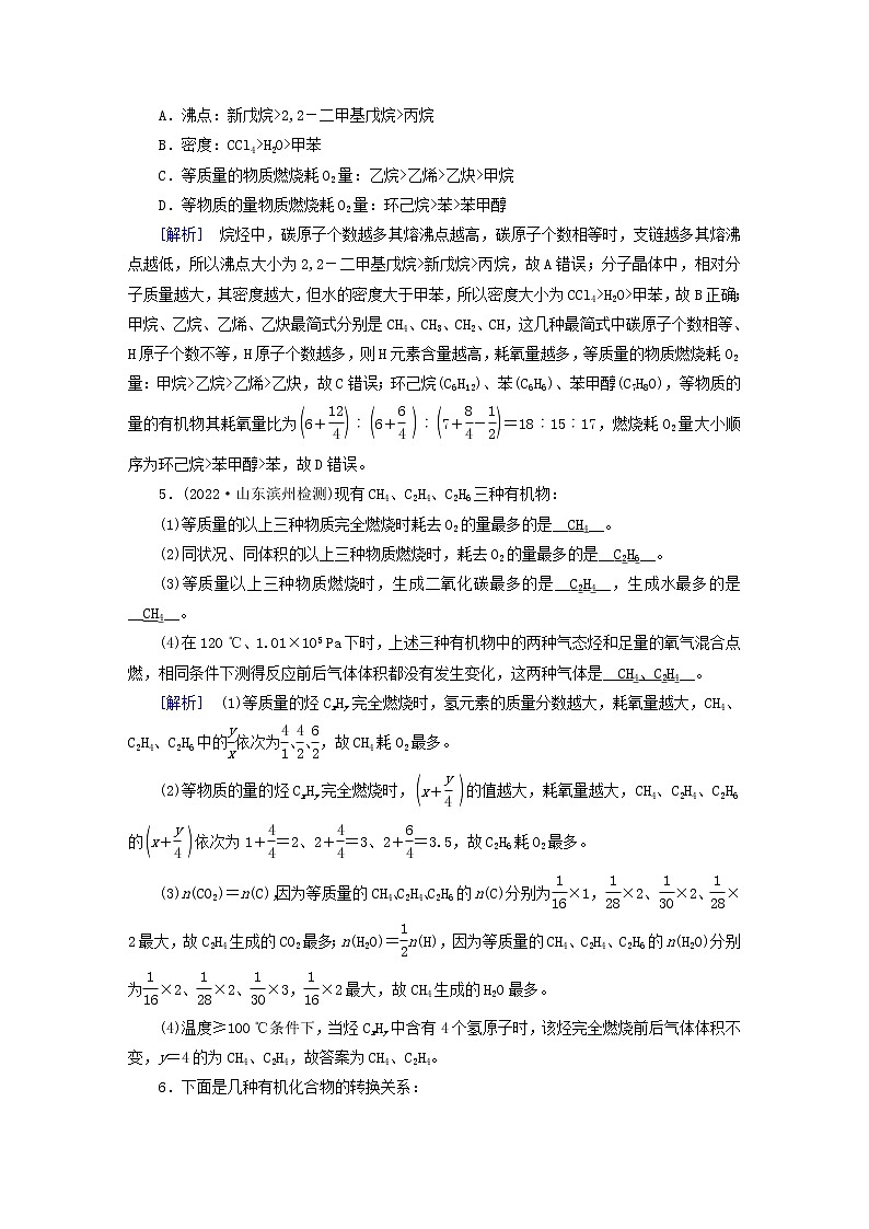 新高考化学一轮总复习练28第九章第28讲烃含解析第2页