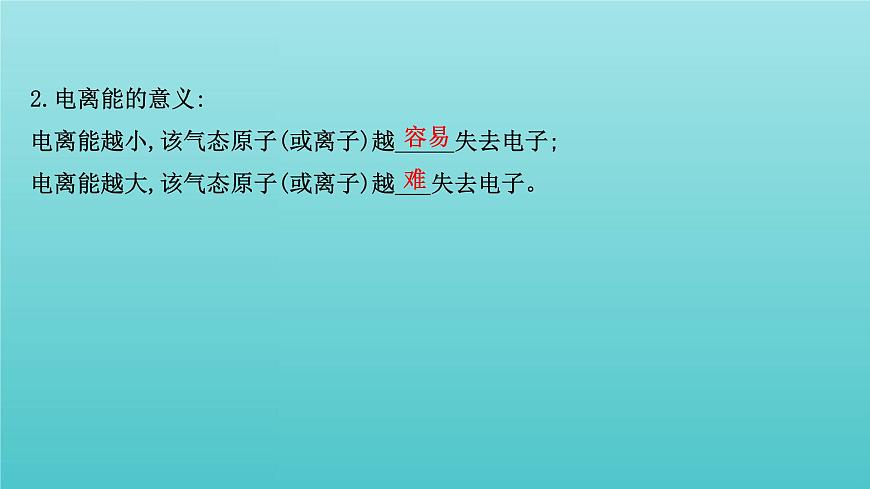 魯科版高中化學(xué)選擇性必修2第1章原子結(jié)構(gòu)與元素性質(zhì)3元素性質(zhì)及其變化規(guī)律課件第8頁(yè)