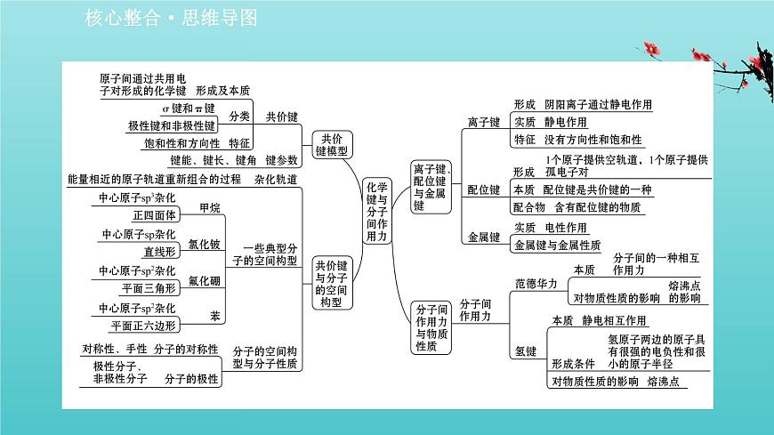 魯科版高中化學選擇性必修2第2章微粒間相互作用與物質(zhì)性質(zhì)階段復習課課件第2頁