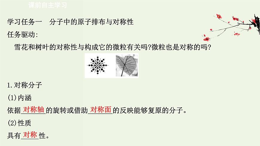魯科版高中化學(xué)選擇性必修2第2章微粒間相互作用與物質(zhì)性質(zhì)第2節(jié)第2課時(shí)分子的空間結(jié)構(gòu)與分子性質(zhì)PPT課件第3頁(yè)