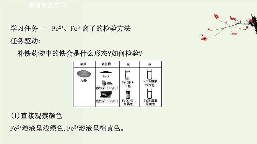 魯科版高中化學(xué)選擇性必修2第2章微粒間相互作用與物質(zhì)性質(zhì)微項目：補鐵劑中鐵元素的檢驗__應(yīng)用配合物進行物質(zhì)檢驗PPT課件第3頁