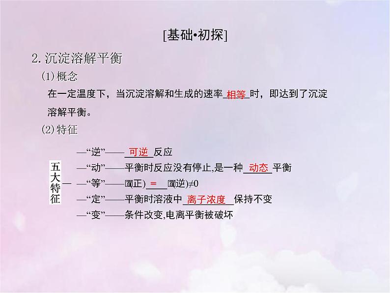 人教版高中化学选择性必修1第3章水溶液中的离子反应与平衡4沉淀溶解平衡课件第7页