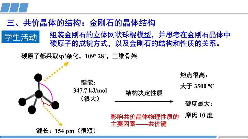 高中 高二 化学选择性必修2 第三章 第二节 第2课时 分子晶体和共价晶体 教学课件第7页