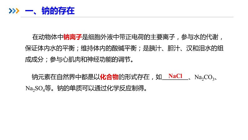 高中化学 必修第一册 《活泼的金属单质—钠》第一课时 课件第2页