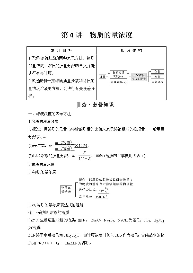 2023版 创新设计 高考总复习 化学 鲁科版第1章 认识化学科学 试卷练习课件01