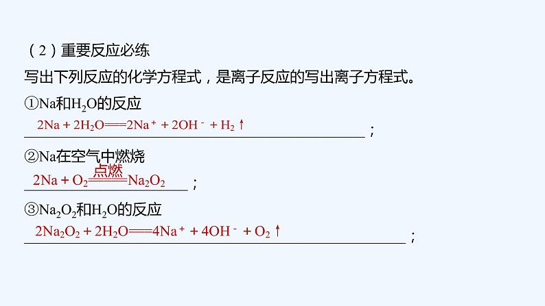 2023版 创新设计 高考总复习 化学 人教版【最新版】本章重要化学方程式书写强化练第3页