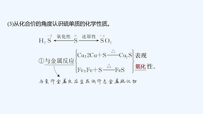 2023版创新设计高考化学(新教材鲁科版)总复习一轮课件第3章 物质的性质与转化08