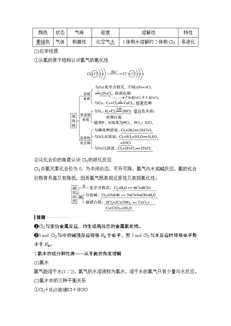 2023版创新设计高考化学(新教材苏教版)总复习一轮讲义专题三 从海水中获得的化学物质03