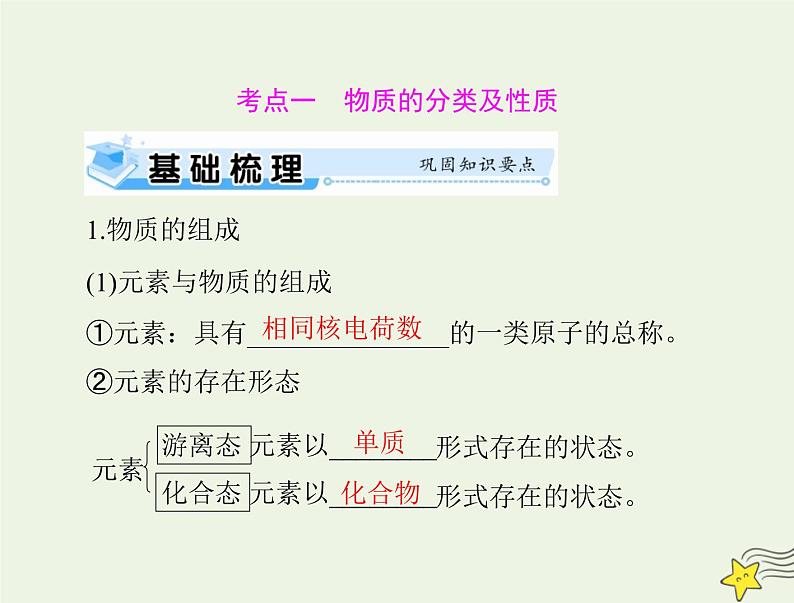 2023版高考化学一轮总复习第一章第一节物质的分类及转化课件第6页
