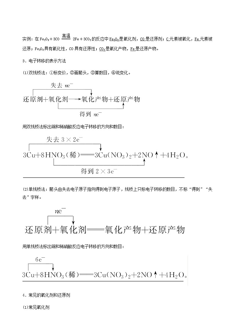 苏教版高考化学一轮复习专题2化学反应第4讲氧化还原反应的基本概念学案02