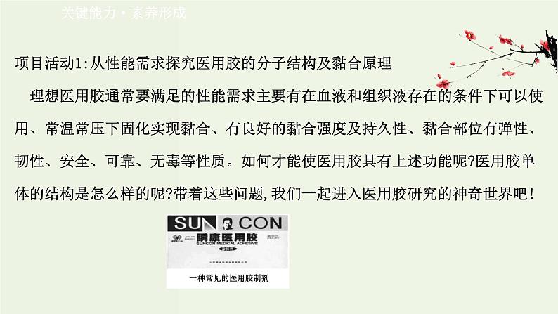 鲁科版高中化学选择性必修3第2章官能团与有机化学反应烃的衍生物微项目探秘神奇的医用胶__有机化学反应的创造性应用课件第7页