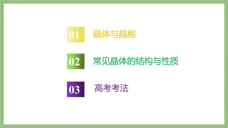 2023届高三化学一轮复习+物质结构与性质+晶体结构与性质+课件03