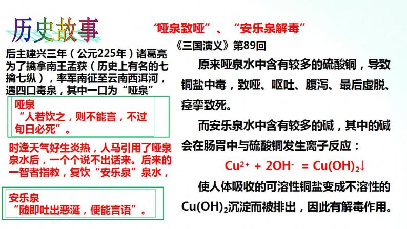 人教版化学必修一 1.2.2 离子反应 课件03