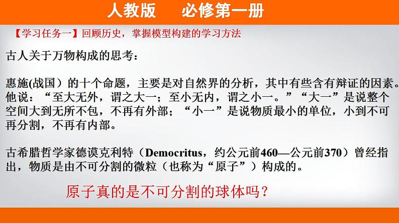 高中化学必修一 专题4.1.1 原子结构备课堂课件))第2页