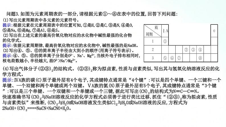 人教版化学必修一 第四章 基础知识复习 课件04
